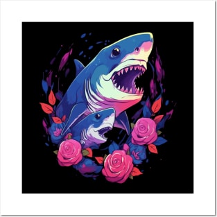 Shark Mothers Day Posters and Art